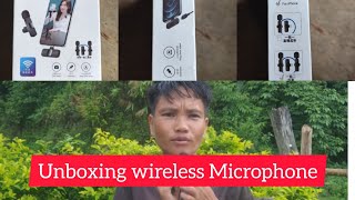 Unboxing Wireless Microphone Kipathu Seina .