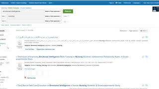 Using Search Limiting Tools in CINAHL