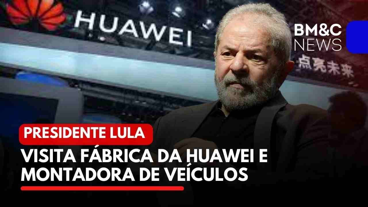 Detalhes da parceria com a Huawei são apresentados em visita de