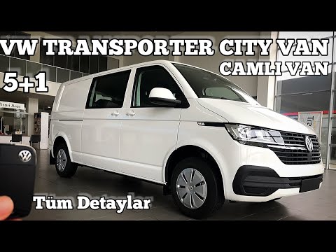 Vw Transporter City Van 5+1 koltuk & Camlı Van Tüm Detaylar