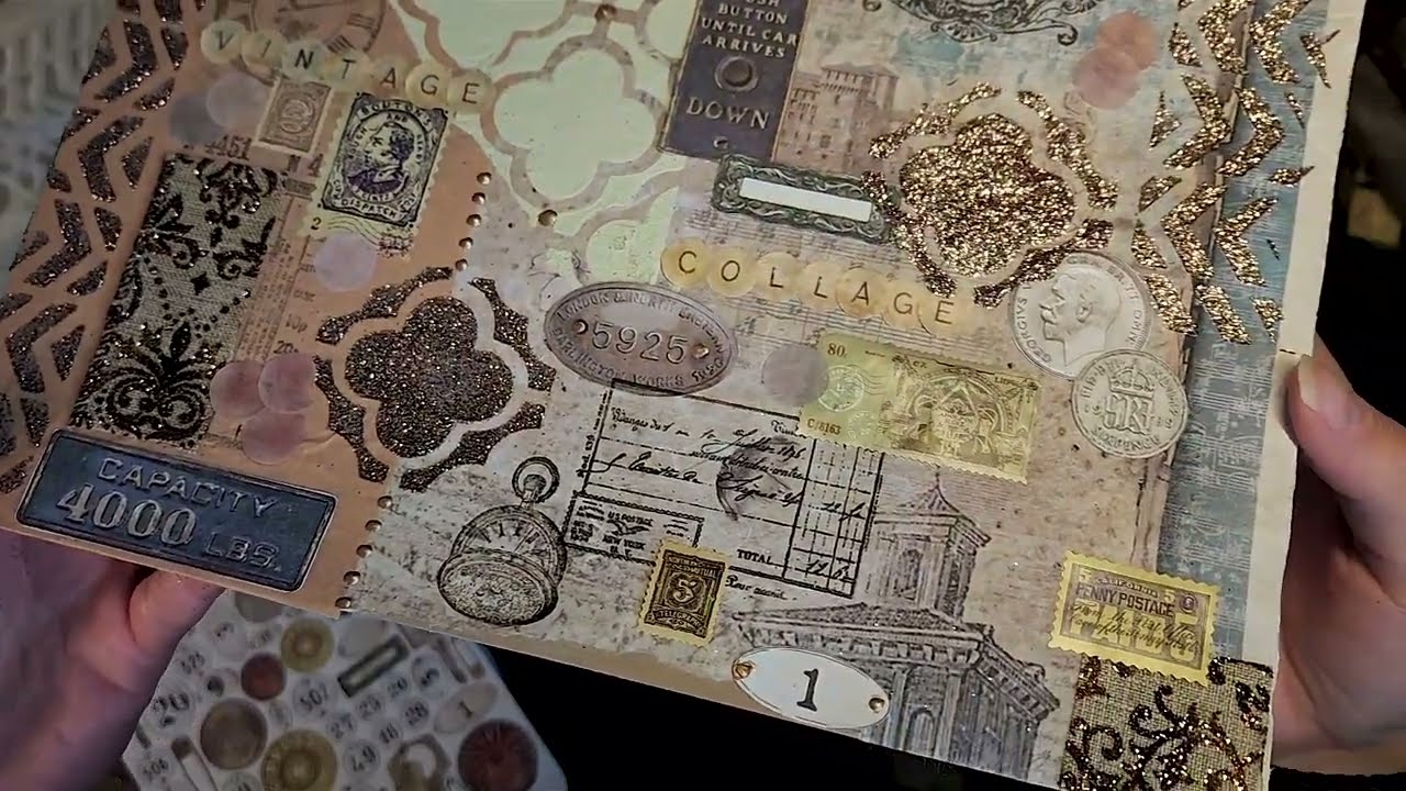 Collage with Oct/Nov Treasure Box | Long Version Voiceover | DIY Tutorial | Crafting