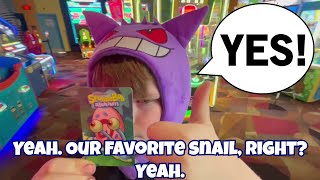 Won Gary 🐌 from the Sponge Bob Pineapple Arcade at Round1
