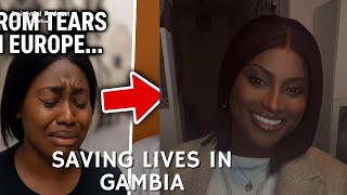 FROM TEARS IN EUROPE… TO FIGHTING SCAMMERS IN GAMBIA. Fanta the voice of the Voiceless 