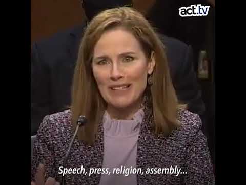 Amy Coney Barrett Struggles To Name All Five Freedoms Protected By First Amendment