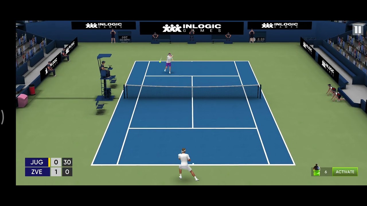 Top match play tenis