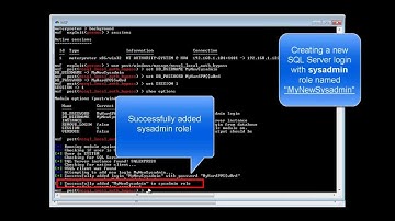 Metasploit Module Tutorial: Microsoft SQL Server Local Authorization Bypass - Add Sysadmin