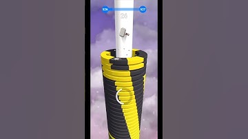 Reached Level 521 in Stack Ball! 🔥 Insane Gameplay | Satisfying Mobile Game #shorts