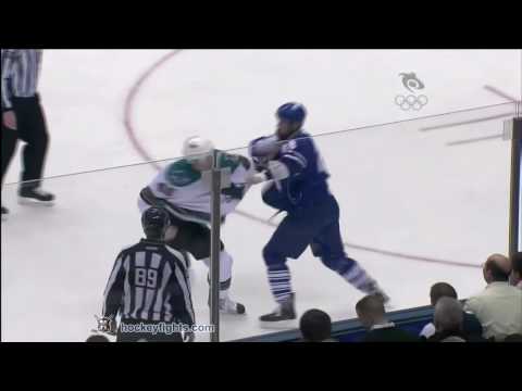 Jody Shelley vs Colton Orr Feb 8, 2010 - Sportsnet feed