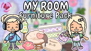 MY ROOM FURNITURE PACK | Toca Boca New Update | Toca Life World Mod 1.57 | TOCA GIRLZ