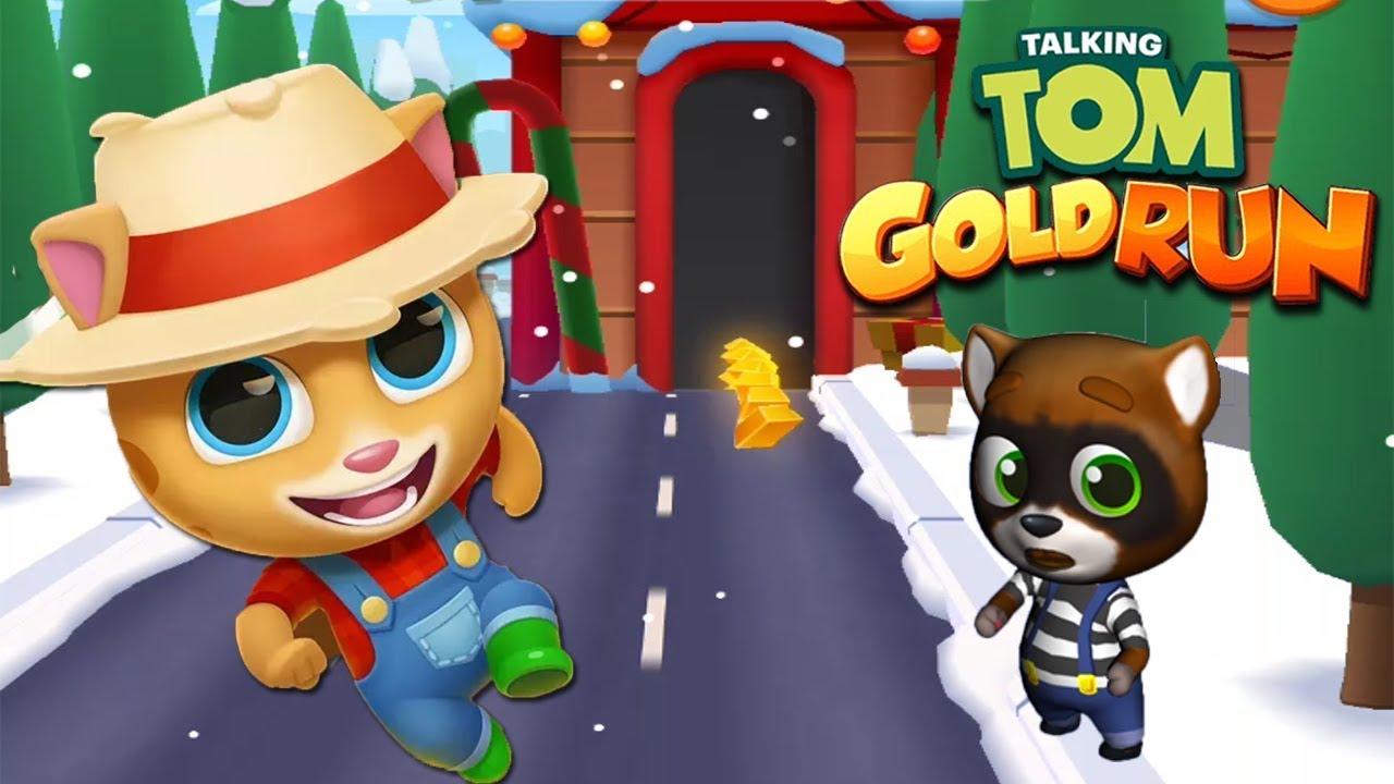 Talking Tom Gold Run Android Gameplay Farmer Ginger 2018 YouTube