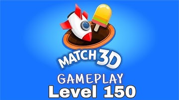 Match 3D Level 150 Gameplay | 12:34 min challenge | No boosters used | I will stop at this level