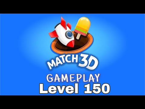 Match 3D Level 150 Gameplay | 12:34 min challenge | No boosters used | I will stop at this level