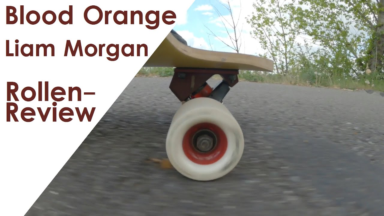 Longboard-Rolle: Blood Orange Liam Morgan 70mm 82a | Review