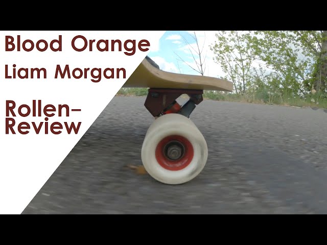 Longboard-Rolle: Blood Orange Liam Morgan 70mm 82a | Review