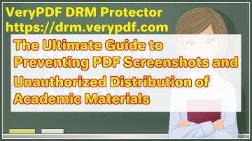 The Ultimate Guide to Preventing PDF Screenshots and Unauthorized Distribution of Academic Materials