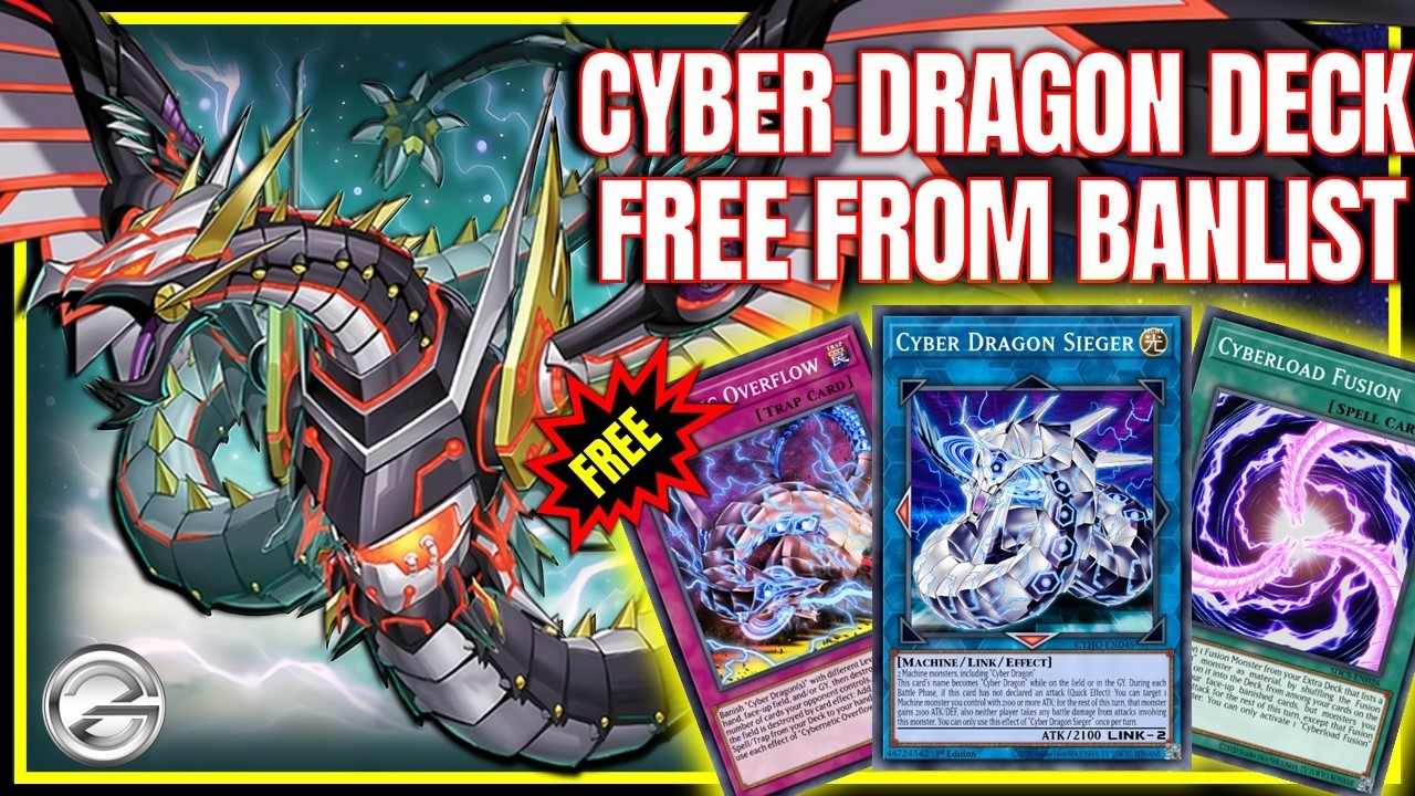 Back at Full Power! Cyber Dragon Deck with Cybernetic Overflow Free from  Banlist
