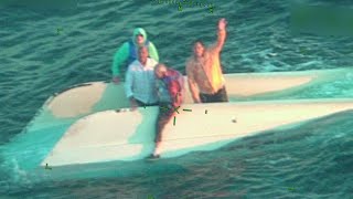 Family Stranded For 21 Hours After Boat Capsizes