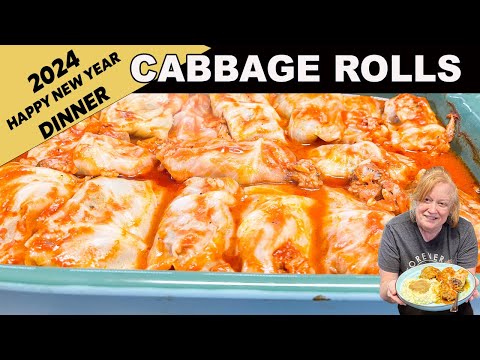 CABBAGE ROLLS 2024 NEW YEAR'S DAY DINNER