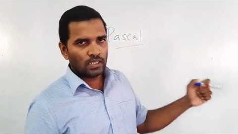 ICT - Grade 11 - Tamil Medium - PASCAL - Part 1 (22.05.2020)