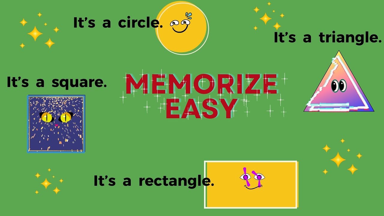 Shapes | Memory Games to learn the new words | English learning channel