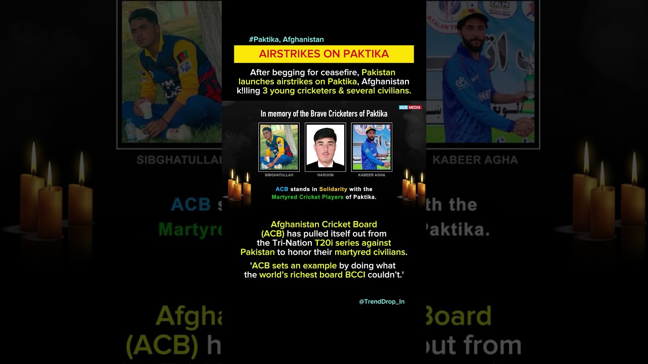 Afghanistan vs Pakistan: Cricket Series Cancelled 