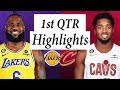 Los Angeles Lakers vs. Cleveland Cavaliers Full Highlights 1st QTR | Nov 6 | 2022 NBA Season