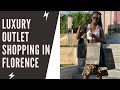 Cheap Luxury Outlet Shopping in Florence Vlog; With Prices