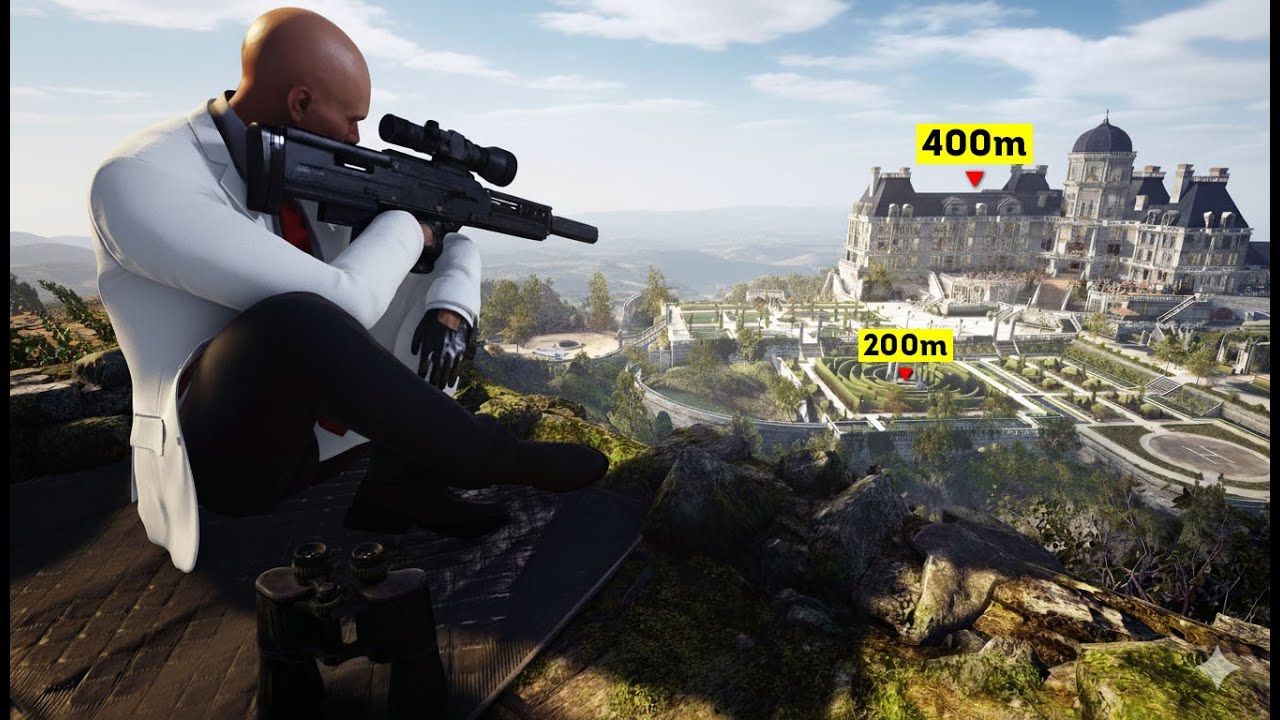 Как я прошел трилогию HITMAN с помощью дальнобойной снайперской стрельбы
