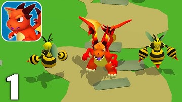 Merge Monster Evolution : Summon & Merge RPG - Gameplay Walkthrough Part 1 All Level (Android & iOS)