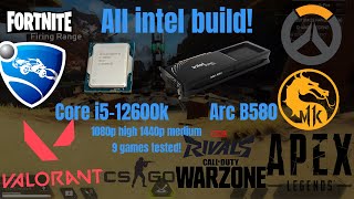 Intel Arc b580 + Intel Core i5-12600k benchmarks!