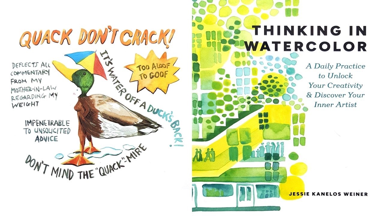 Thinking in Watercolor by Jessie Kanelos Weiner │ Art Book Review