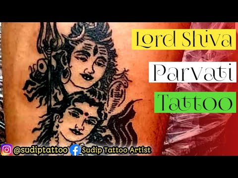 Shiva Parvati Tattoo by sagar chaudhary at Aliens tattoo | lord shiva |  Parvati | shiva sleeve | Alien tattoo, Shiva tattoo design, Rudra shiva