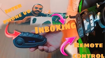 VNETPHONE V8 || UNBOXING & ALL FUNCTION OPERTIOTN || MOTORCYCLE HELMET BLUETOOTH INTERCOM