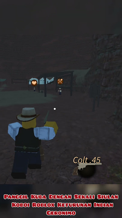 Satu Siulan Kepada Kuda Kesayangan Roblox Di Kampung Koboi Kebon Cabe #shorts