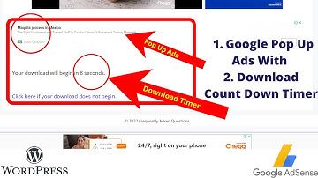 Advanced Download Count Down Timer Script With Google Pop Up Ads | Boost Your Earning In 2022
