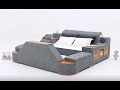 Ultimate X400 Smart Adjustable TV Bed with Chaise Lounger and Bluetooth Speakers