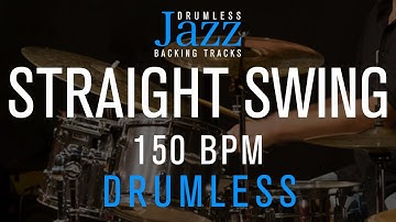 Swing - Medium Tempo Jazz Drumless Backing Track - 150 Bpm