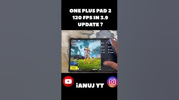 ONEPLUS PAD 2 120 FPS IN 3.9 UPDATE BGMI ? #bgmi #pubg #120fps #onepluspad2 #shorts