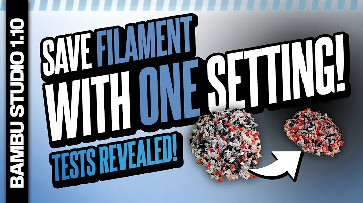 How To Reduce Filament Waste In AMS! 🎨 Bambu Studio Slicer Tips