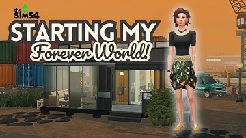 STARTING MY SIMS 4 FOREVER WORLD | Part 1: SETUP AND LETS PLAY!