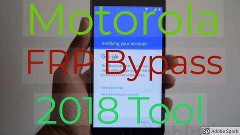 Bypass FRP Lock on Motorola (Most Models) Remove Factory Reset Protection
