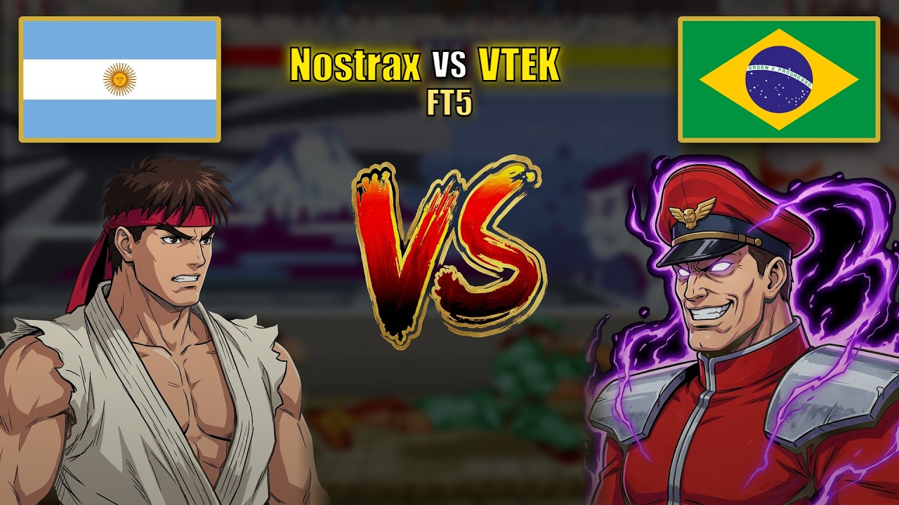 Street Fighter II': Champion Edition (FT5) 7/14/26 - Nostrax vs