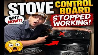 Replacing a Frigidaire stove clock/control board.