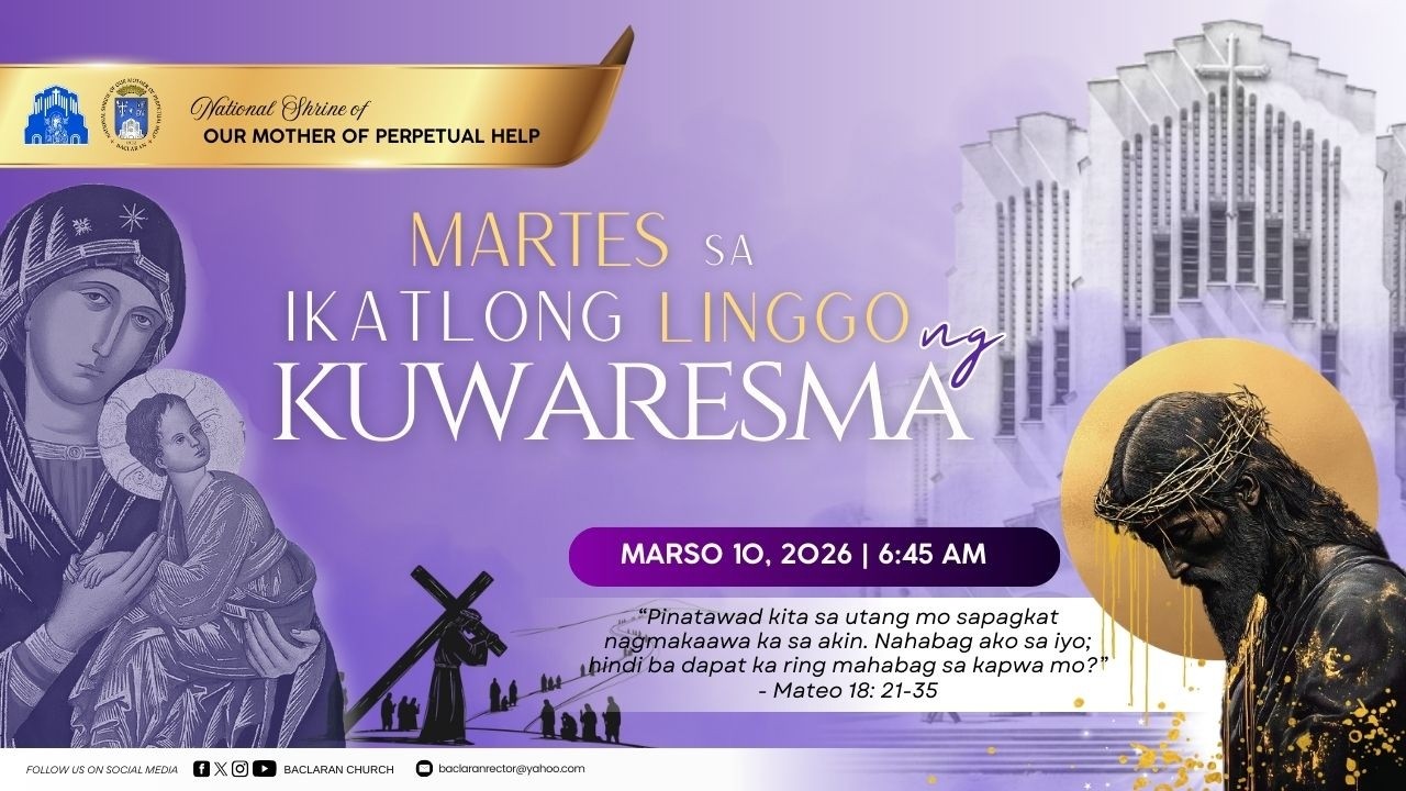 Baclaran Church: Martes sa Ikatlong Linggo ng Kuwaresma