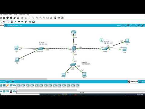 DHCP configured in Layer-3 Switch using multiple VLANs LAB-6