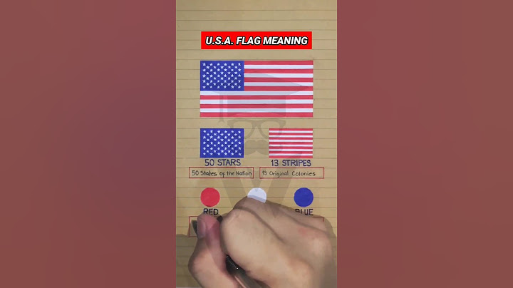 Meaning of USA National Flag