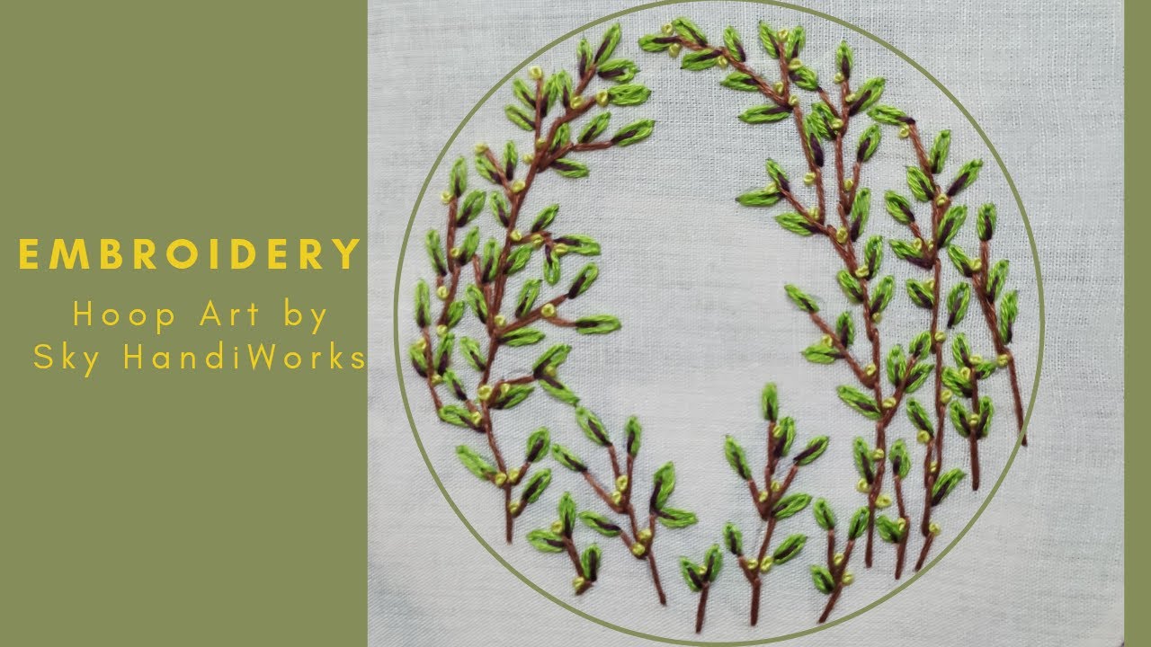 Beginners Embroidery Tutorial by Sky Handiworks YouTube