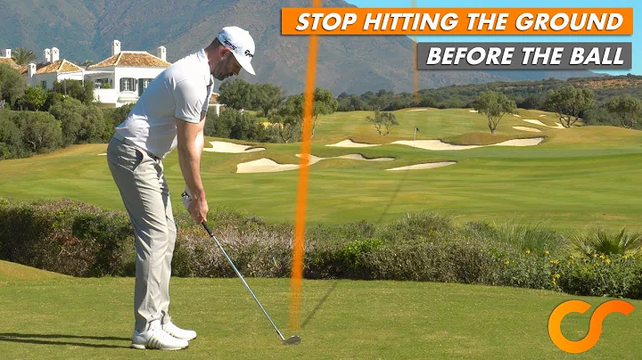 HOW TO STOP HITTING THE GROUND BEFORE THE GOLF BALL