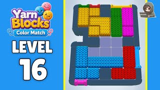 Yarn Blocks level 16 walkthrough solution 