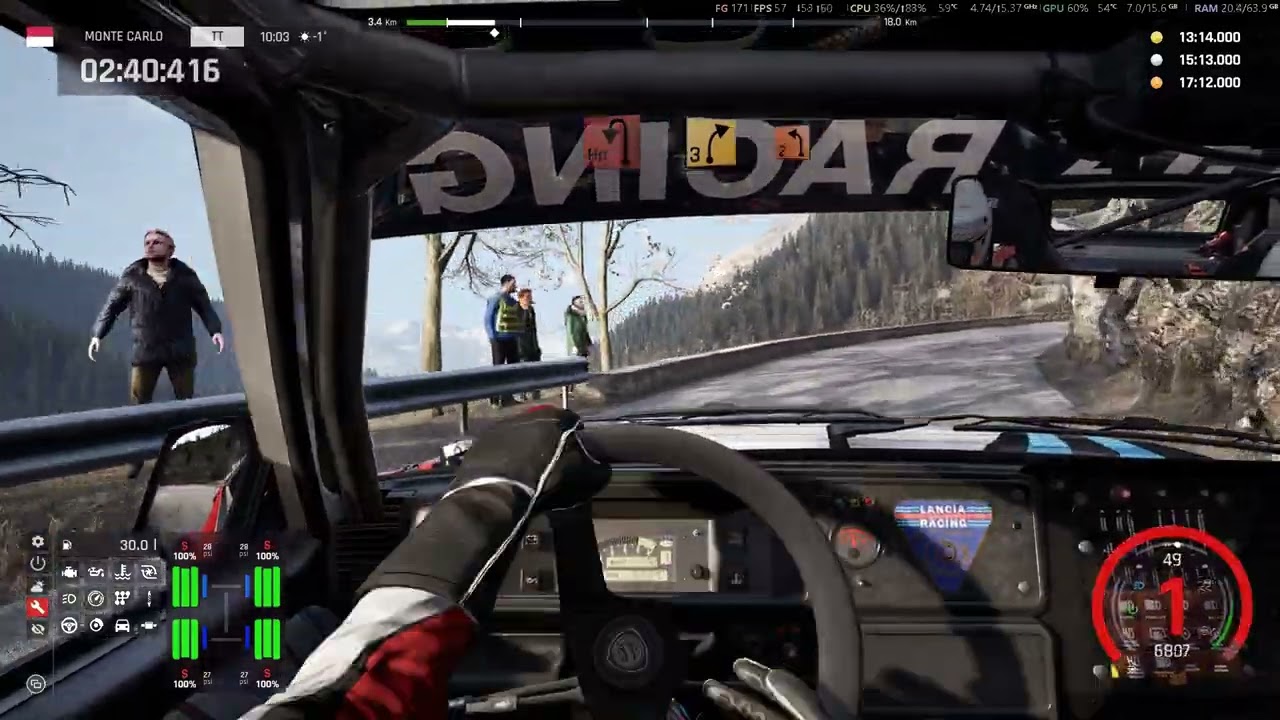 Montecarlo Lancia Delta Integrale бросает вызов обновлению 0.3 Assetto Corsa Rally 2 и 3